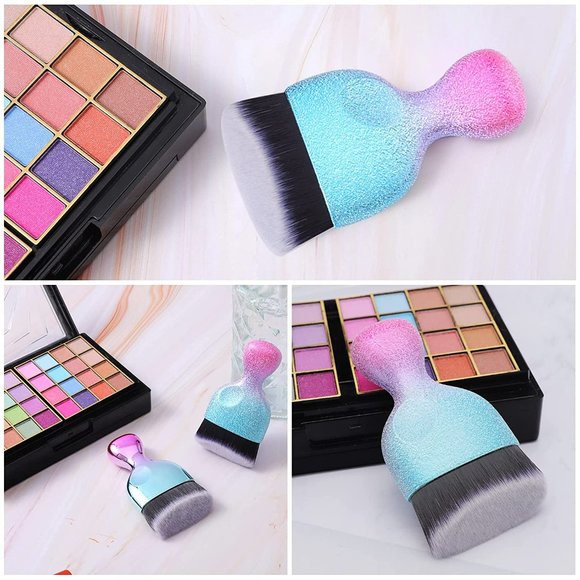 2 pcs. Kabuki Flat Top Foundation Brush, Powder Makeup Brush -Buffing, Stippling - Picture 5 of 7